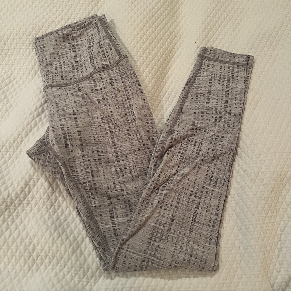 Lululemon Leggings Light Purple patterned